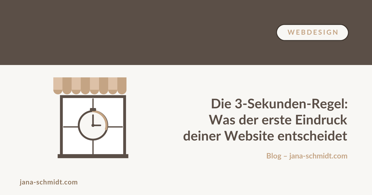 Schaufenster als Sinnbild für den ersten Eindruck einer Website